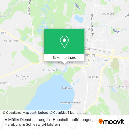 A.Müller Dienstleistungen - Haushaltsauflösungen map