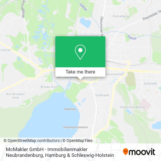 McMakler GmbH - Immobilienmakler Neubrandenburg map
