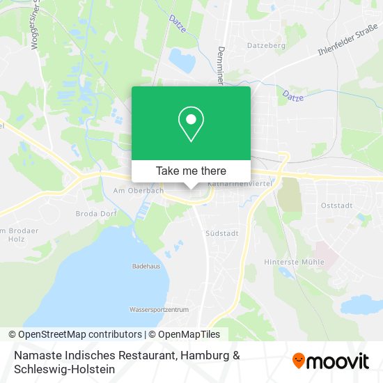 Карта Namaste Indisches Restaurant