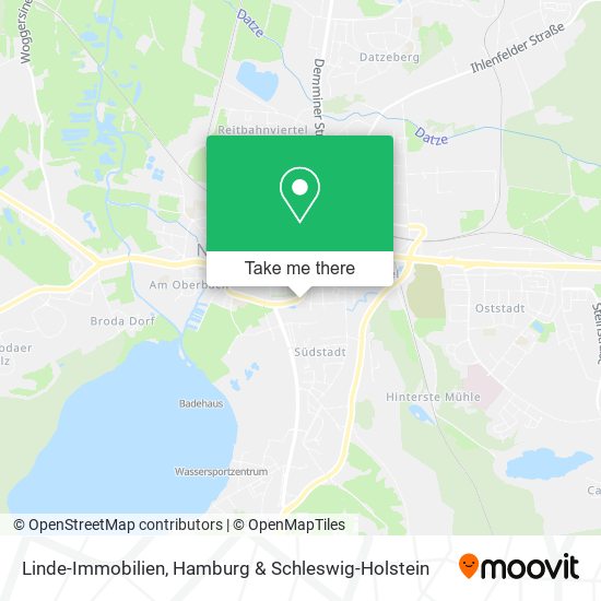 Linde-Immobilien map