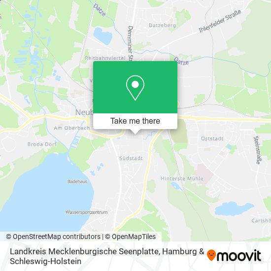 Landkreis Mecklenburgische Seenplatte map