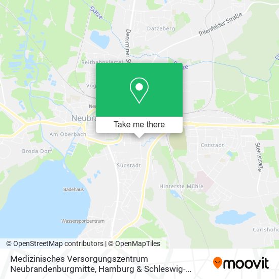 Medizinisches Versorgungszentrum Neubrandenburgmitte map