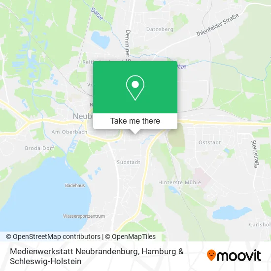 Карта Medienwerkstatt Neubrandenburg