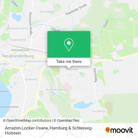 Карта Amazon Locker-Osane