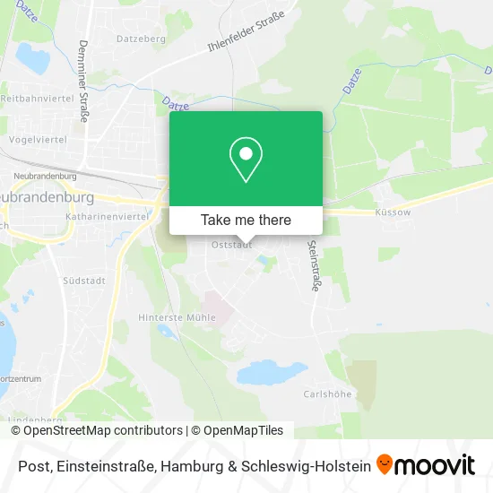 Карта Post, Einsteinstraße