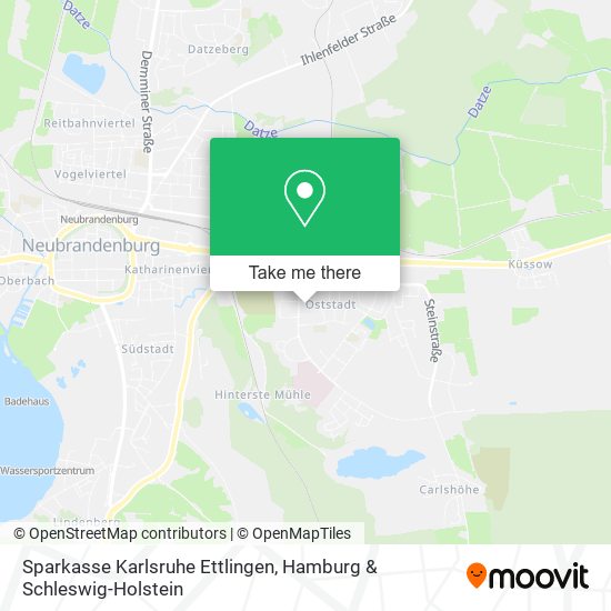 Sparkasse Karlsruhe Ettlingen map