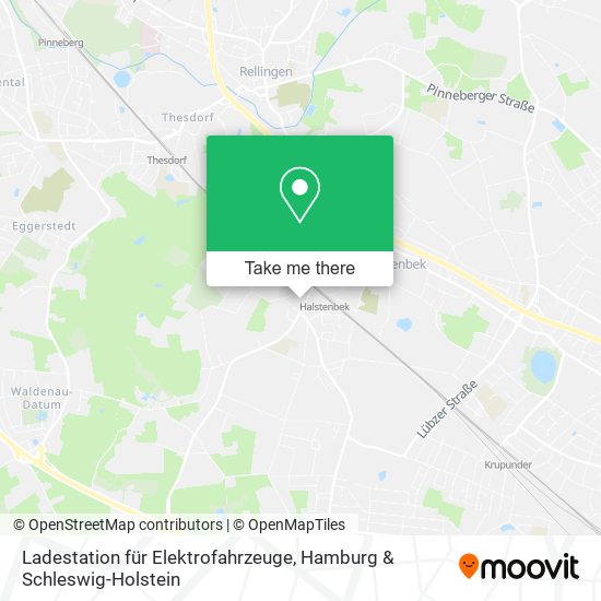 Ladestation für Elektrofahrzeuge map