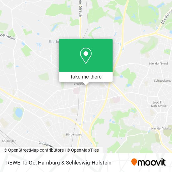 REWE To Go map