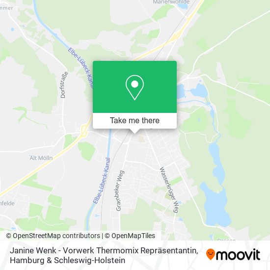Janine Wenk - Vorwerk Thermomix Repräsentantin map