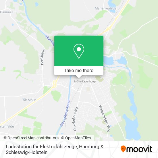 Ladestation für Elektrofahrzeuge map