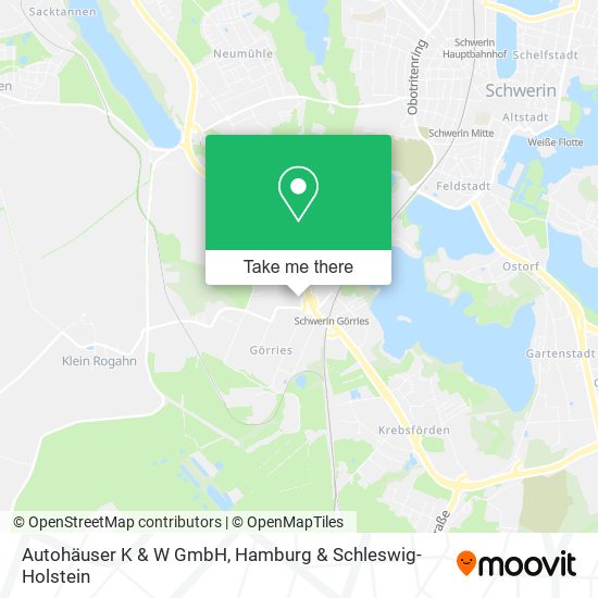 Autohäuser K & W GmbH map