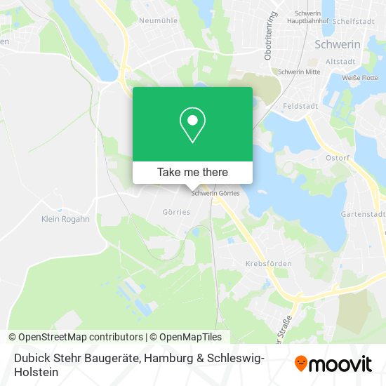 Dubick Stehr Baugeräte map