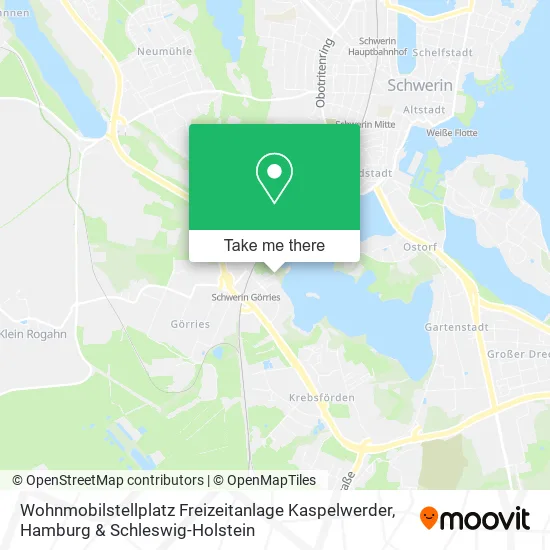 Карта Wohnmobilstellplatz Freizeitanlage Kaspelwerder