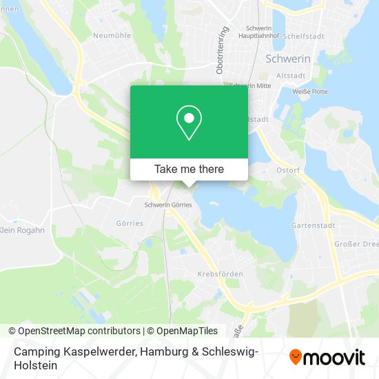 Camping Kaspelwerder map