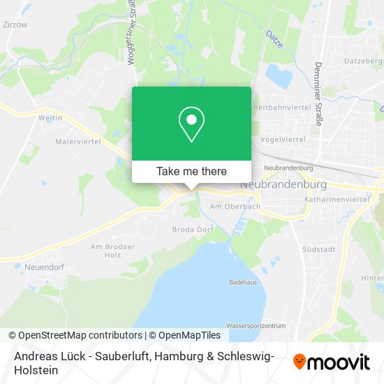 Andreas Lück - Sauberluft map