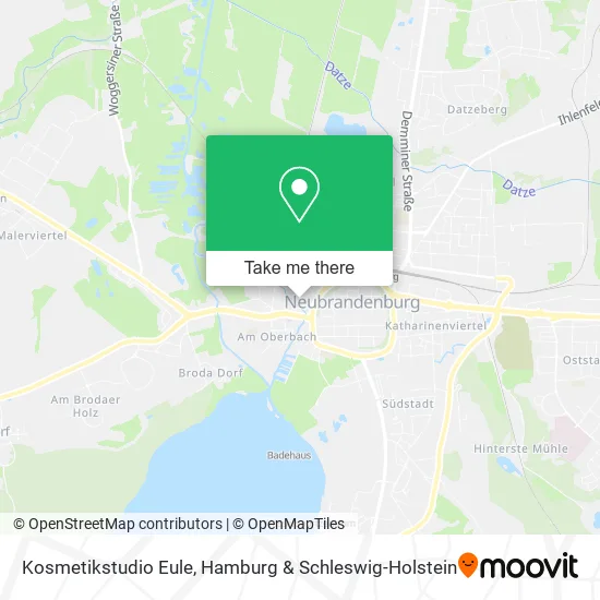 Карта Kosmetikstudio Eule
