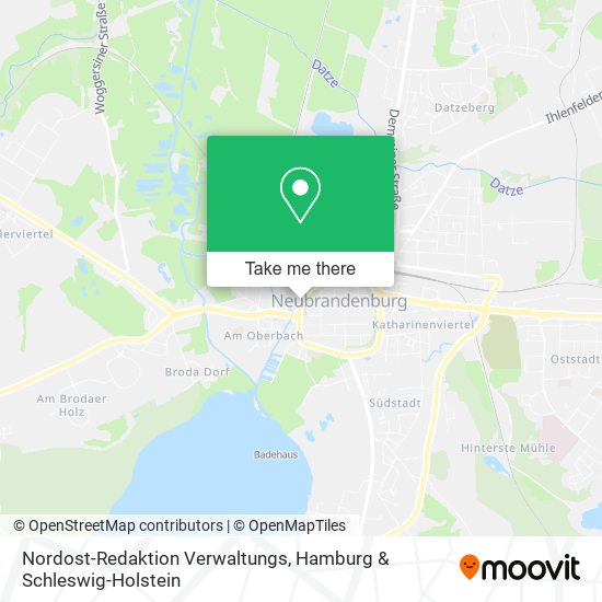 Nordost-Redaktion Verwaltungs map