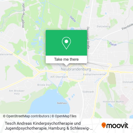 Tesch Andreas Kinderpsychotherapie und Jugendpsychotherapie map