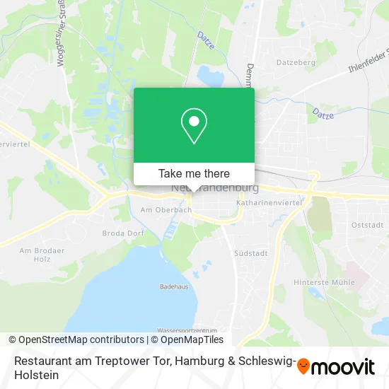 Карта Restaurant am Treptower Tor