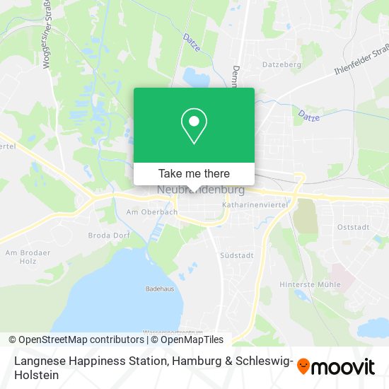 Langnese Happiness Station map