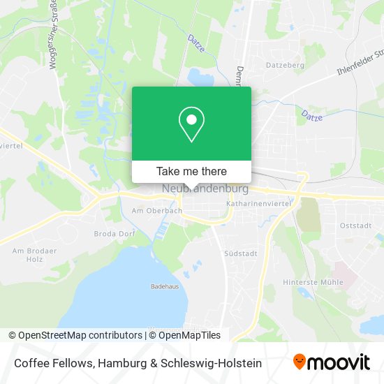 Coffee Fellows map