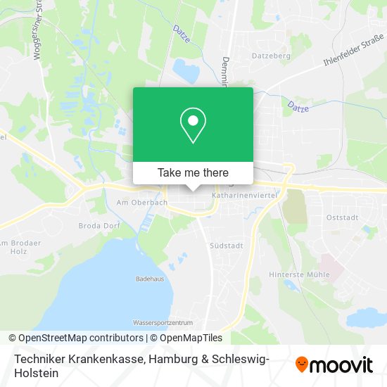 Techniker Krankenkasse map