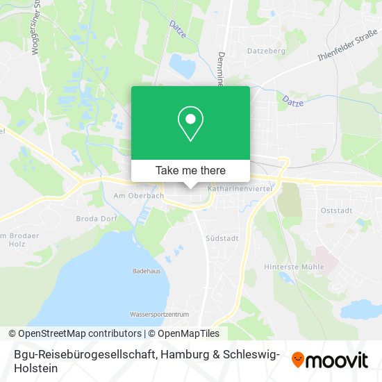 Bgu-Reisebürogesellschaft map