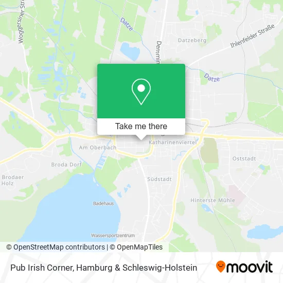 Карта Pub Irish Corner
