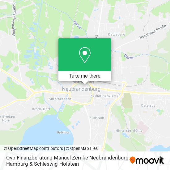 Ovb Finanzberatung Manuel Zernke Neubrandenburg map