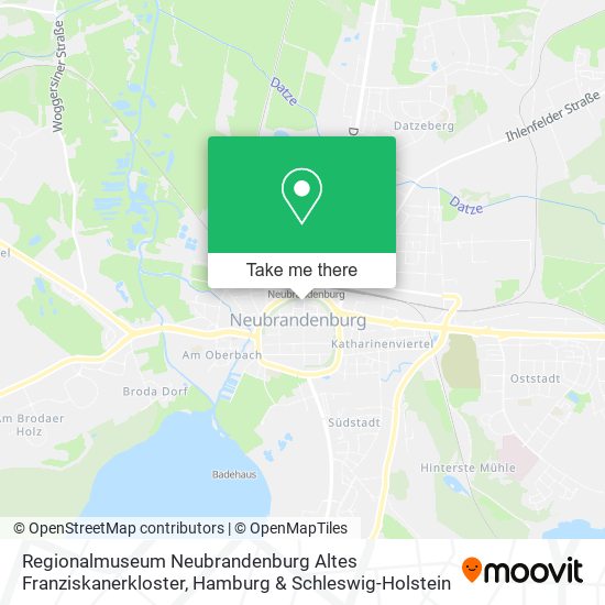 Regionalmuseum Neubrandenburg Altes Franziskanerkloster map