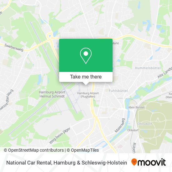 National Car Rental map