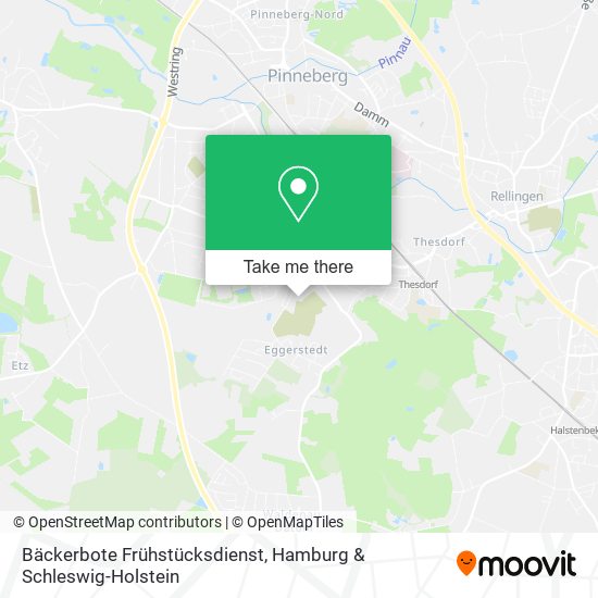 Bäckerbote Frühstücksdienst map