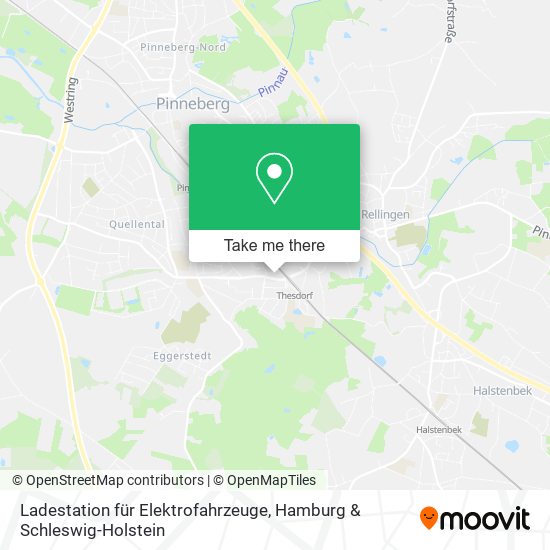 Ladestation für Elektrofahrzeuge map