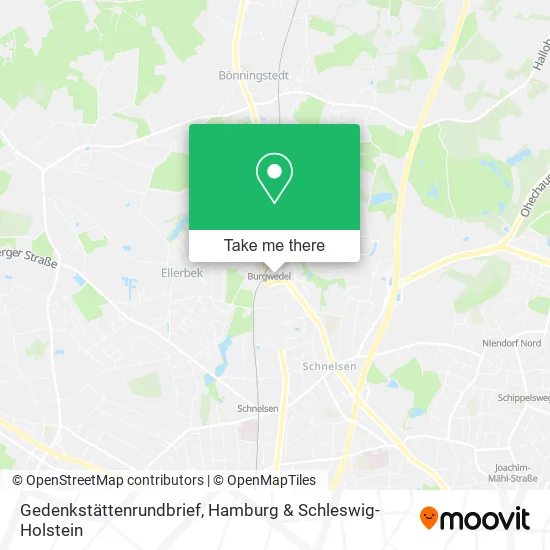 Карта Gedenkstättenrundbrief