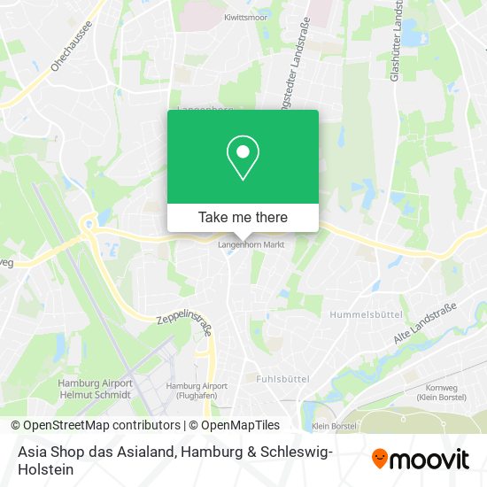 Asia Shop das Asialand map