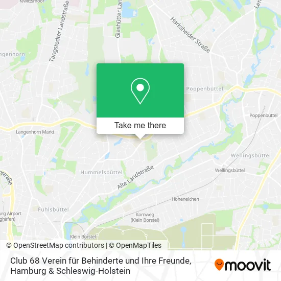 Карта Club 68 Verein für Behinderte und Ihre Freunde