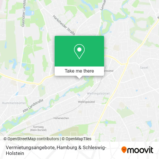 Карта Vermietungsangebote
