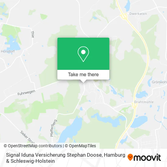 Карта Signal Iduna Versicherung Stephan Doose