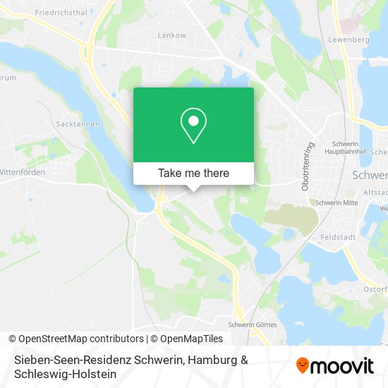 Sieben-Seen-Residenz Schwerin map