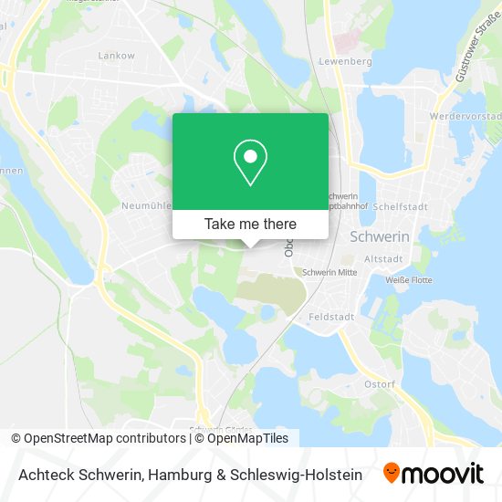 Achteck Schwerin map