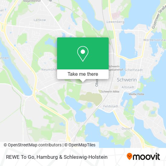 REWE To Go map