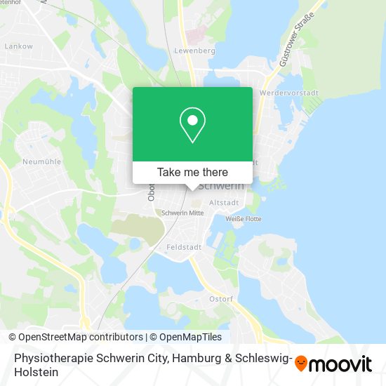 Physiotherapie Schwerin City map