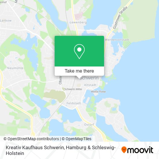 Kreativ Kaufhaus Schwerin map