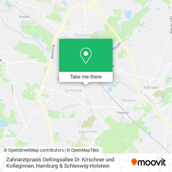 Zahnarztpraxis Oeltingsallee Dr. Kirschner und Kolleginnen map