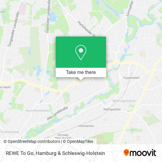 REWE To Go map