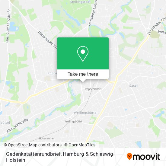 Gedenkstättenrundbrief map