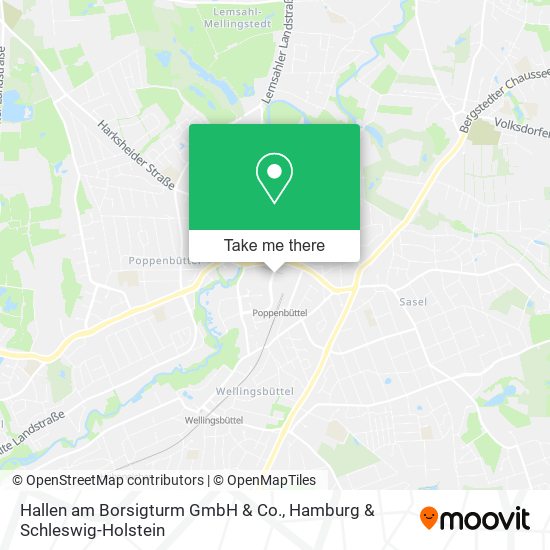 Hallen am Borsigturm GmbH & Co. map