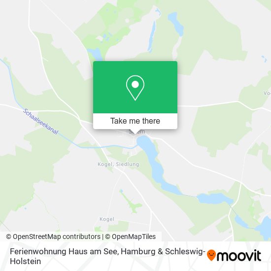 Ferienwohnung Haus am See map