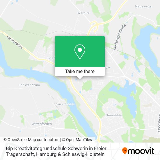 Bip Kreativitätsgrundschule Schwerin in Freier Trägerschaft map