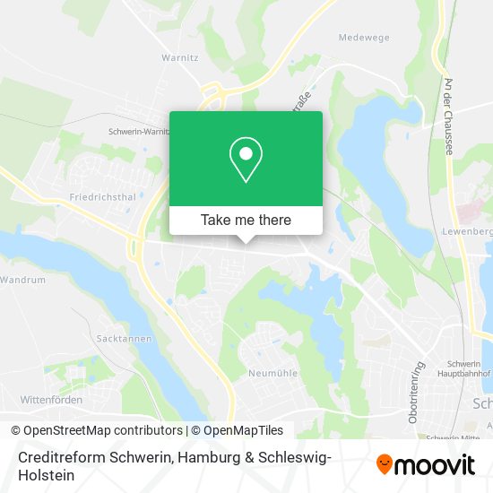 Creditreform Schwerin map